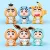 Creative Desktop Cartoon Shin-chan & Eevee Psyduck Figure Toy Ornament Gift