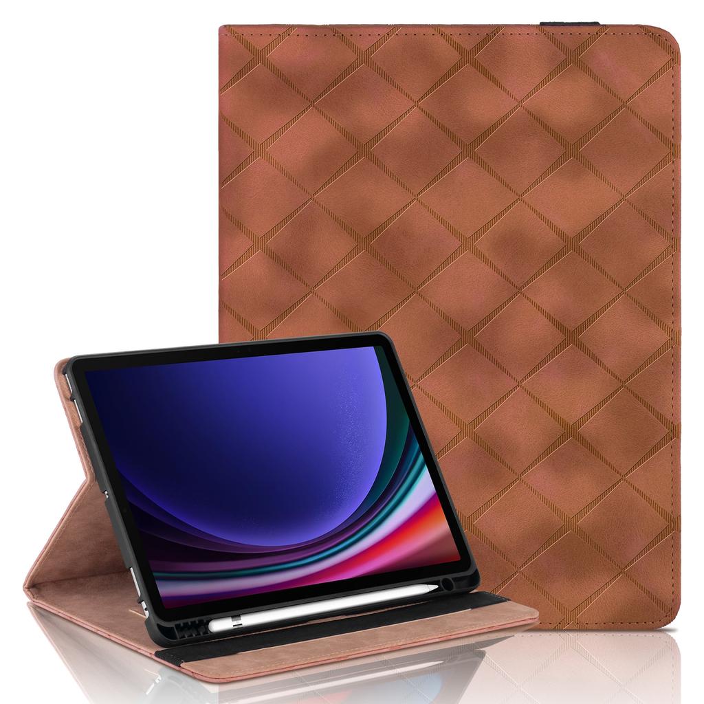 Business Flip Stand Tablet Cover for Samsung S9 FE Plus S6 A9 A8 X205 X200 X207 Leather Shockproof Skin Feel Protective Case