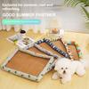 Free Pillow Pet Bed Cat Cool Summer Bed Waterproof Dog Sleeping Bed Ice Pet Mat Washable Bed For Dog