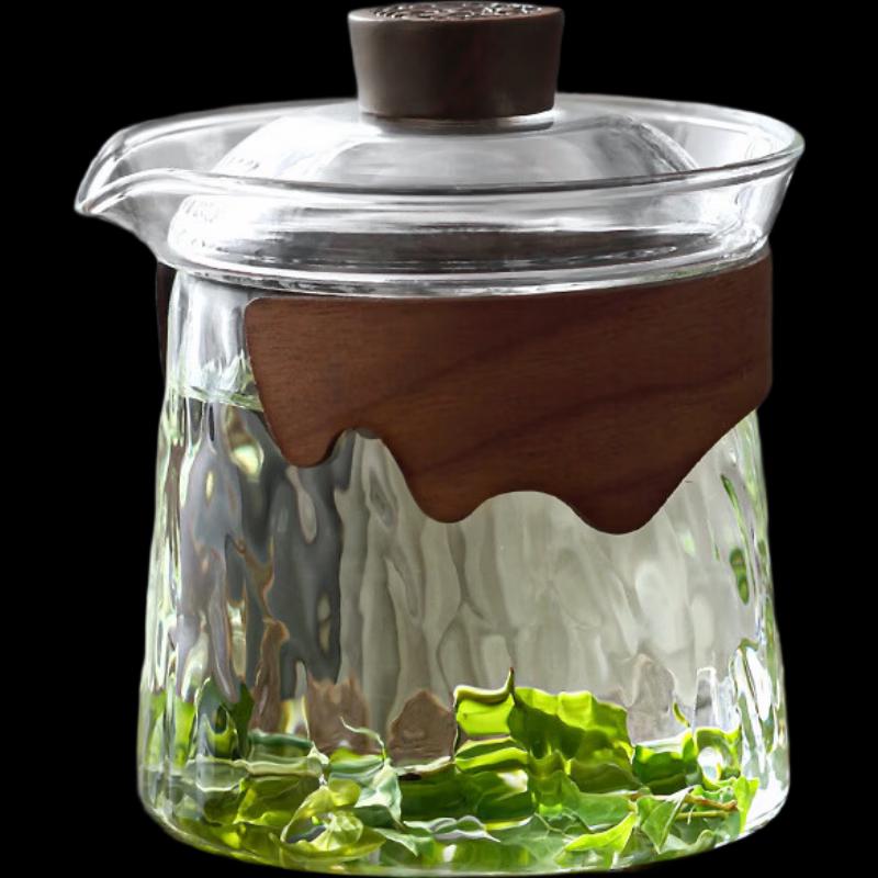 Vysoké borosilikátové sklo Gaiwan šálek na čaj