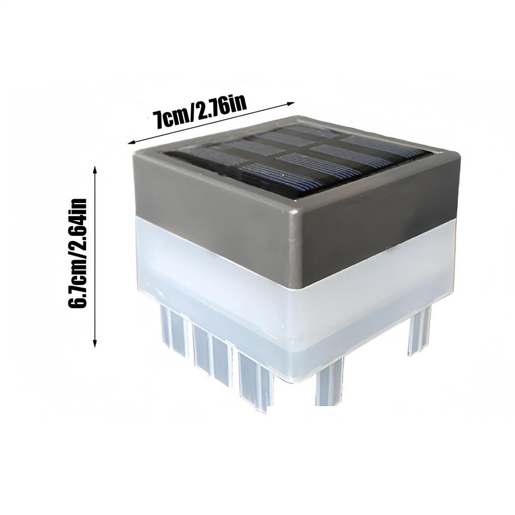 Fence Post Solar Light Modern No-Wiring Illumination Fence Light Post Cover Solar Charging For Terrace Road Gate Garden Balcony