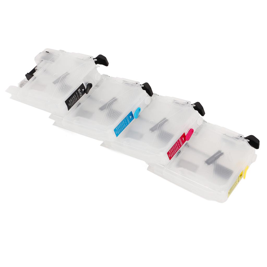 4 Colors Ink Cartridges with Permanent Chip Printer Refill Box Replacement Black Cyan Magenta Yellow LC223