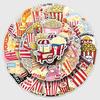 50 Popcorn Food Dessert Waterproof Stickers for DIY Journal Decoration