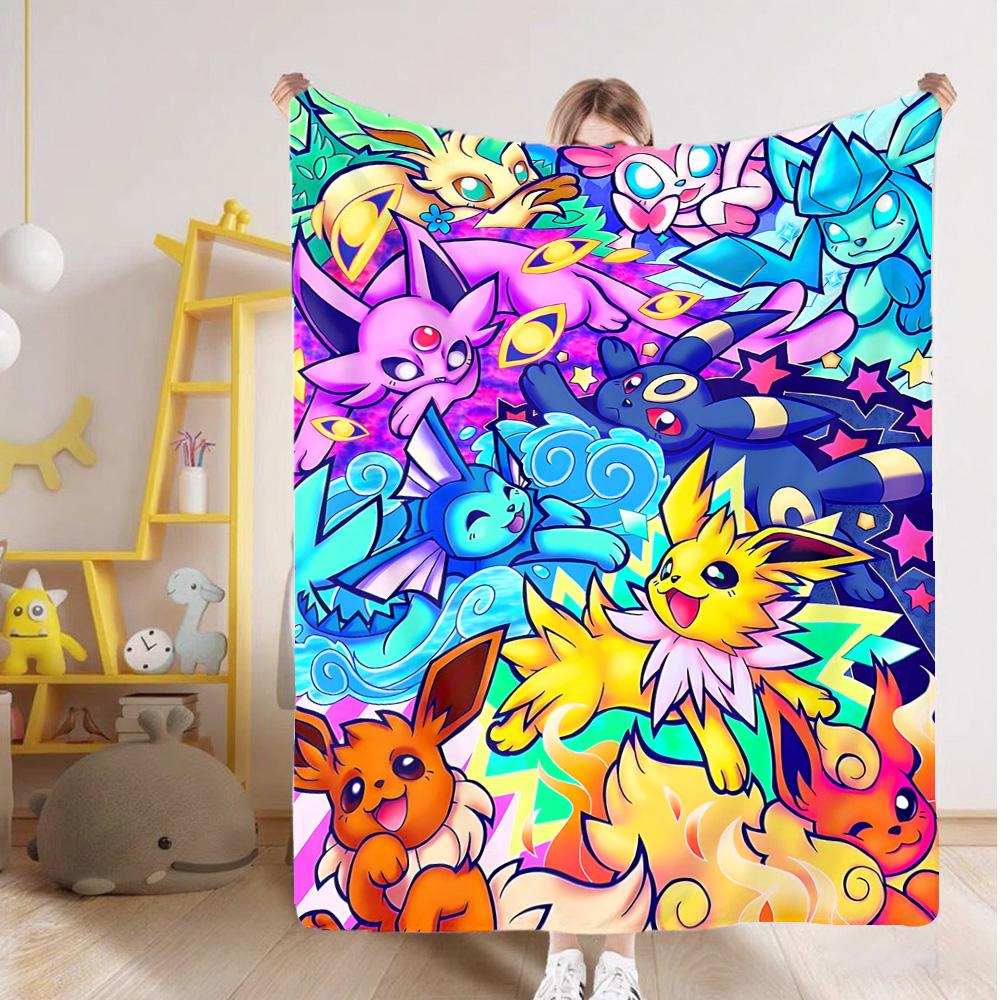 Haus und Dekoration Niedlich Mode Neu Überwurfdecken für Betten/Sofa P-Pokemons Decke für Camping Weihnachtsdecke Beste Geschenke