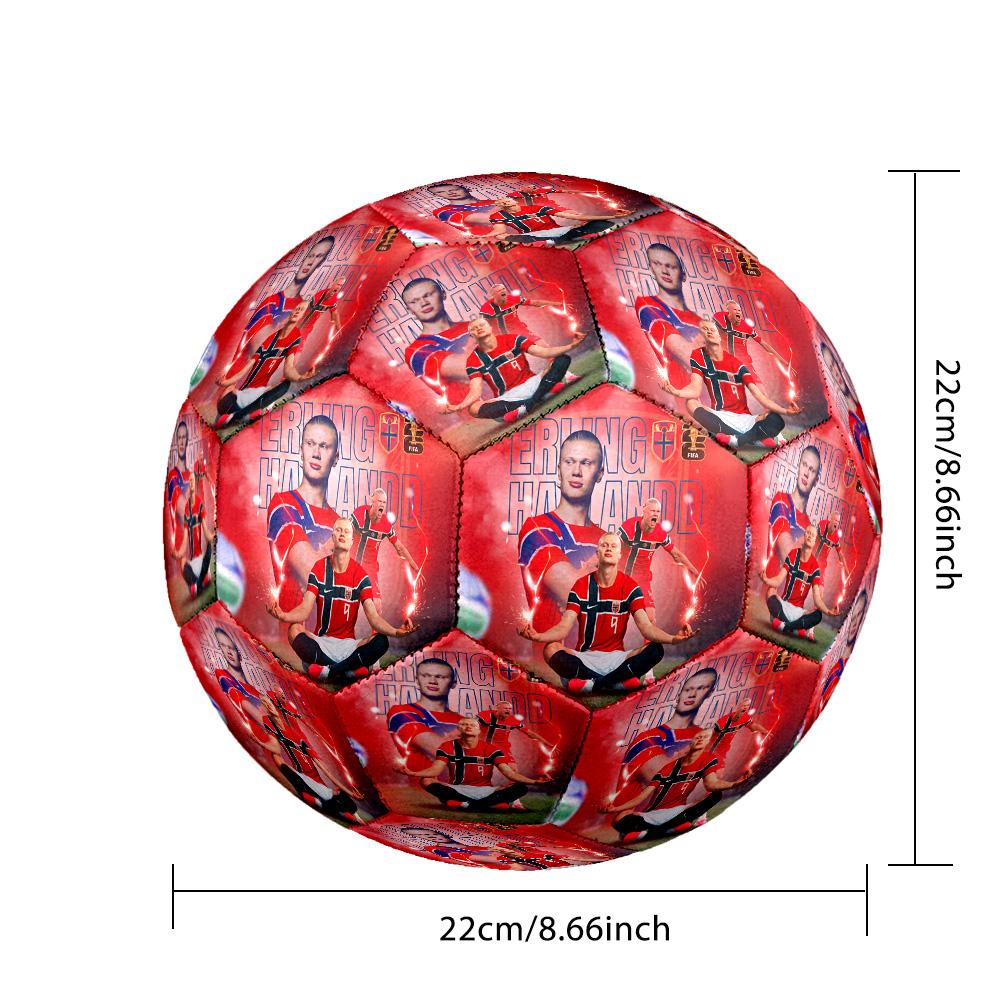 Haaland Soccer Ball Size 5 Football Machine Sewn Indooroutdoor Universal Football For Football Accessories