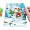 DIY  Notebook Christmas Xmas Handmade Drill Material Set Snowman Pattern