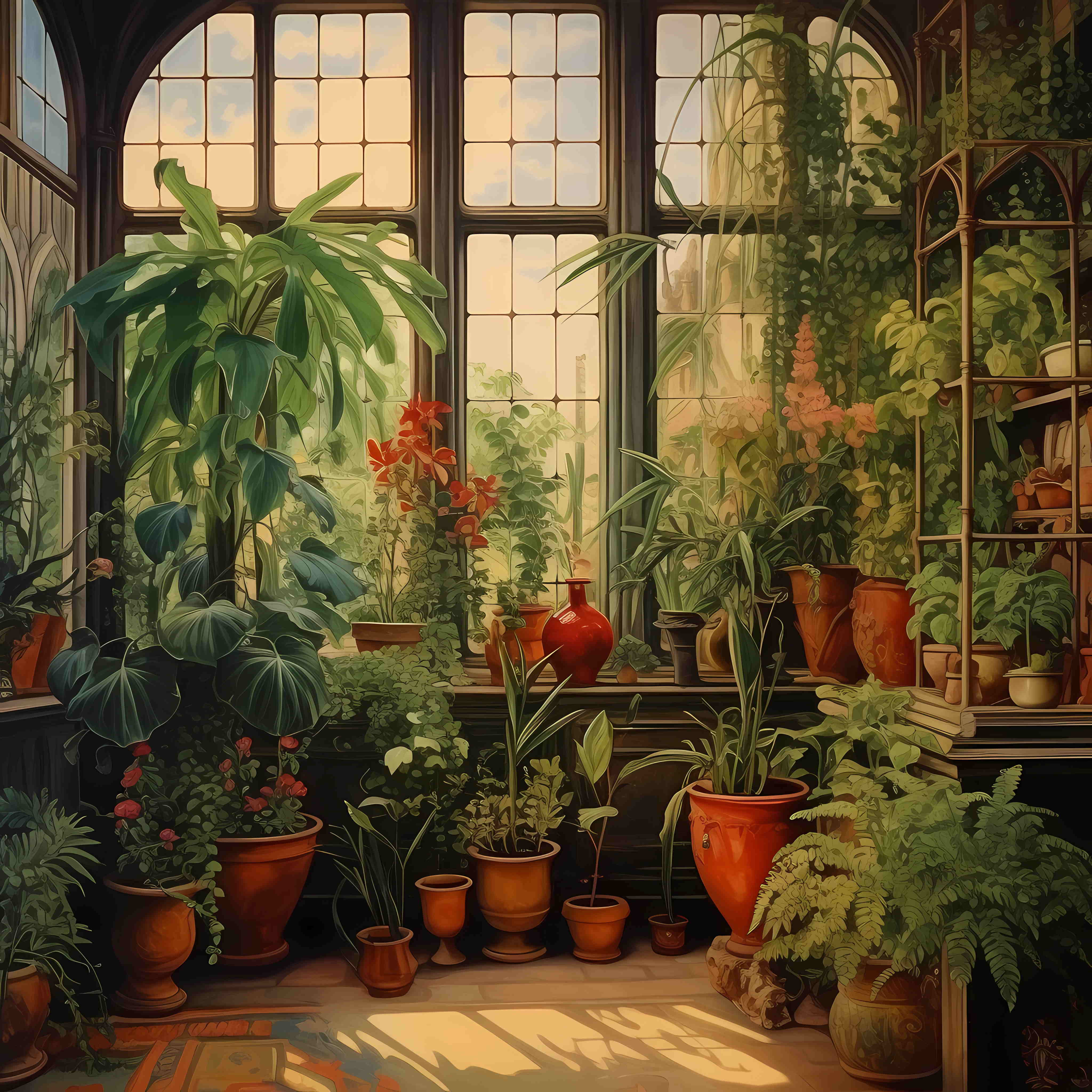 

Lumncomfor Ретро Растительный Сад Узор Занавеска для Душа 168cm x 183cm