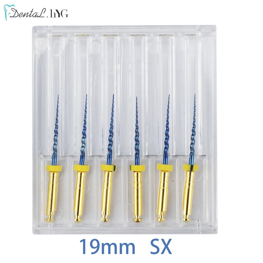 Zahnärztliche SX-F3 Blaue Feilen Nickel-Titan Rotierend Universell Motor Endodontisch Anti-Ermüdung Konstant Nadel Zahnmedizin Wurzelkanal Material
