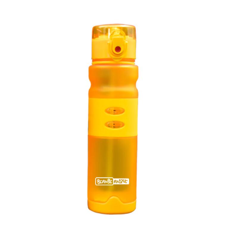 BEANBEANLOVE Outdoor Sports Frosted Straw Water Bottle