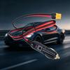 Car Lighter Plug to 60 Female Charging Cable, 12V 24V 14AWG Wire for Vehicle FPV Drones Battery Power Transfer