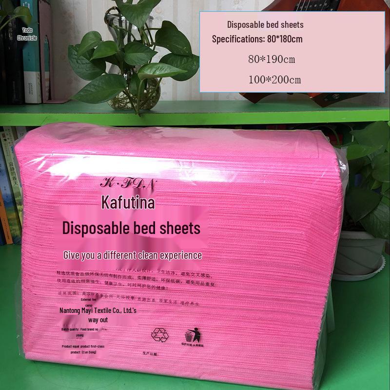 Disposable Non-Woven Breathable & Waterproof Massage Bed Sheets, Soft & Oil-Proof, For Beauty Salons, F^