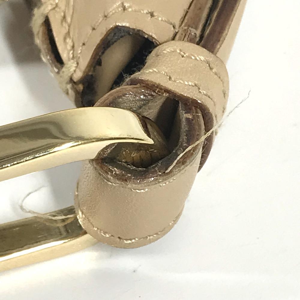 Gucci 73885 GG Logo Bucket-shaped Shoulder Bag GGCanvas/Leather Beige