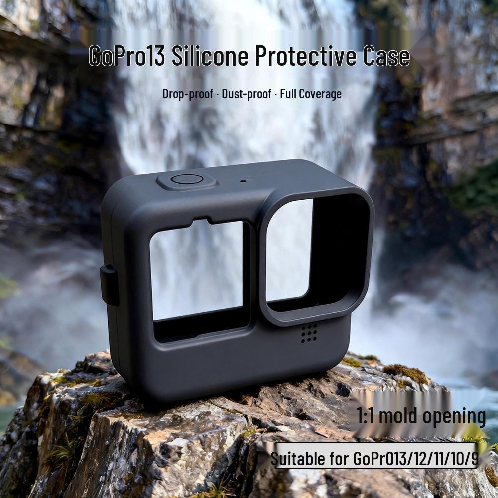 Durable Silicone Protective Case for GoPro 9/10/11/12 - Wear & Drop Resistant