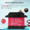 4-Piece Set DS3225 Waterproof 25KG Digital Servo, Full Metal Digital Steering Servo with 25T Servo Arm for RC (270°)