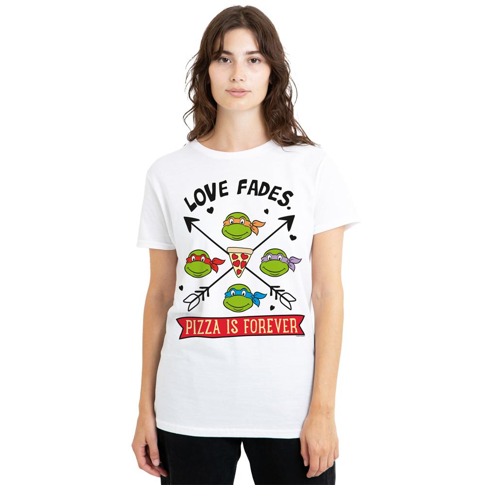 Teenage Mutant Ninja Turtles Unisex Adult Pizza Is Forever T-Shirt