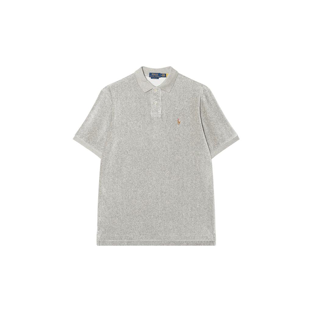 Polo Ralph Lauren Solid Logo Polo Shirt Men tops Gray 710909633-004