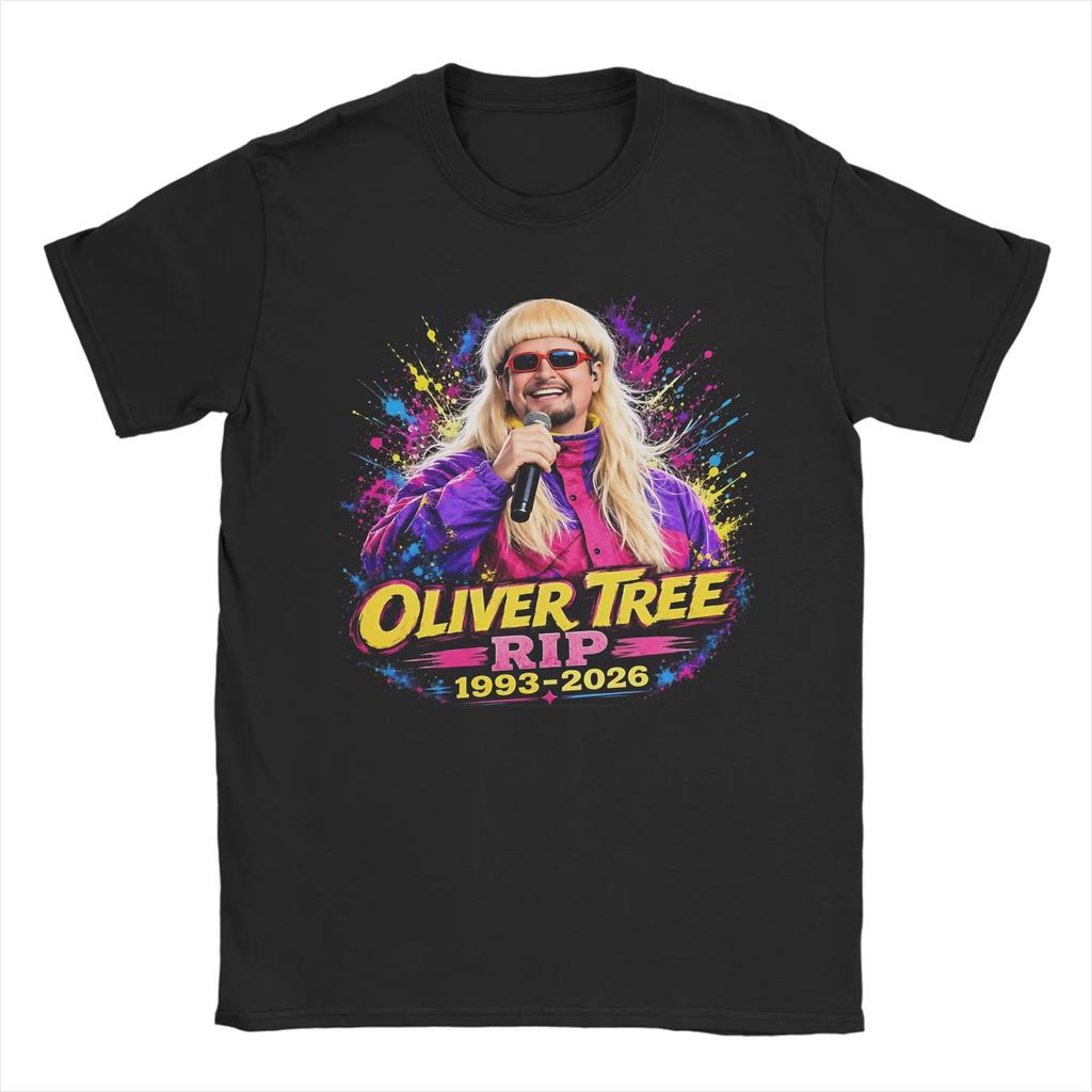 2026 Summer Oliver Tree Memory Tshirt Oliver Tree Fan Retro 90s Commemorative Cotton Tshirt Unisexs Unisexs Sportswear Y2k Style