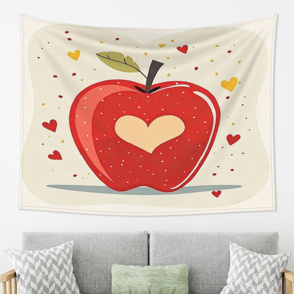 1pc Fresh Vibrant Wall Tapestry Exquisite Print Decor For Living Room Bedroom Ideal Holiday Gift Home Wall Hanging
