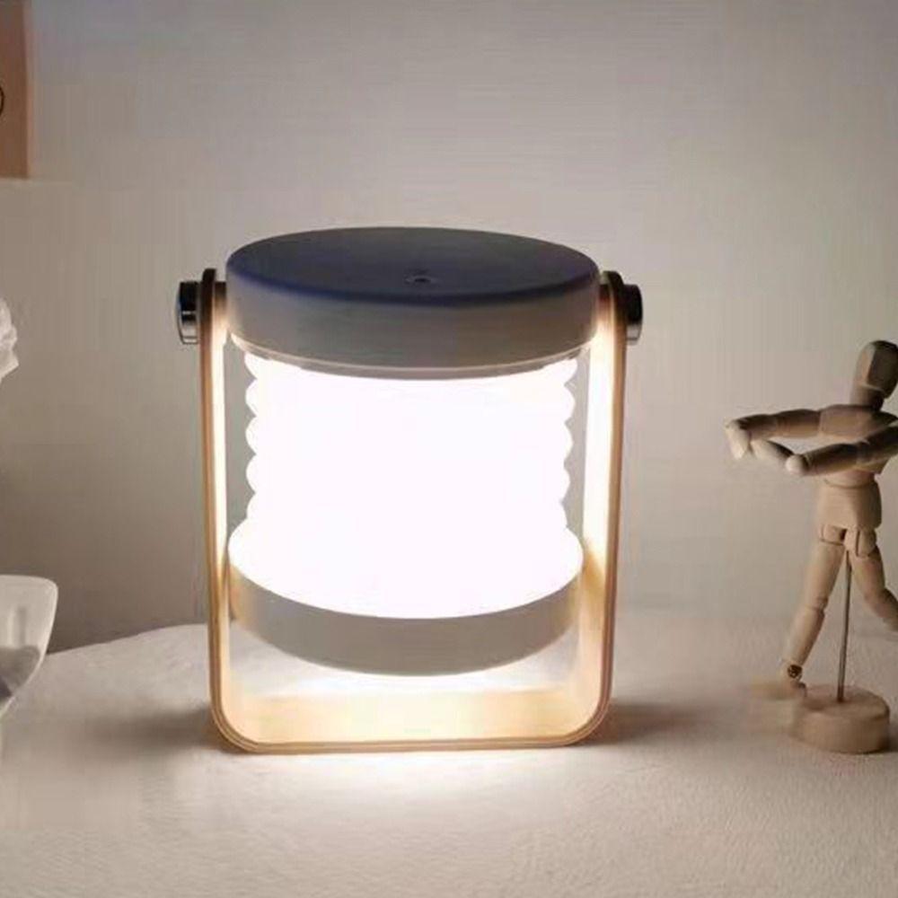 Creative Foldable Night Lights Wood Handle Reading Lamp Folding LED Table Lamp  Reading