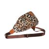 Fashion Leopard Print Soft Leather Women's Chest Bag