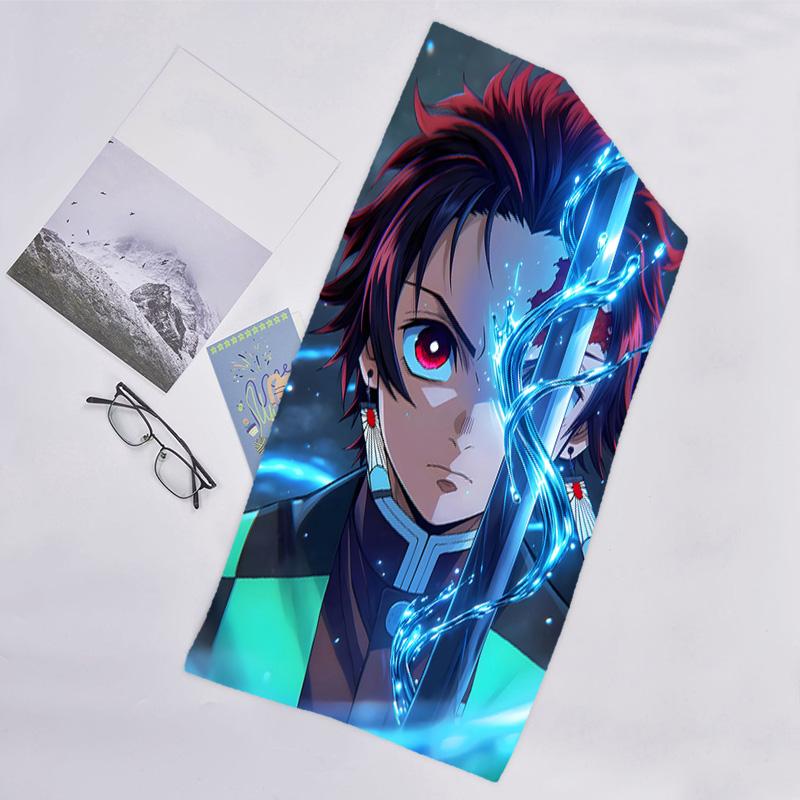 1pc Demon Slayer2 Beach Towel, Beach and Seaside Swimming Pool Equipment, Fashion Pattern, Rectangular, Travel Essentials