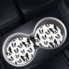 2pcs Boston Terrier Dog  Cup Holder Coasters,  Interior Waterproof Coaster To Keep Your  Cup Holders Clean And  for Easy To Move