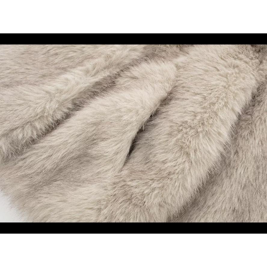 Women's Winter Fashion Artificial Fur Coat - European & American Style D69352
