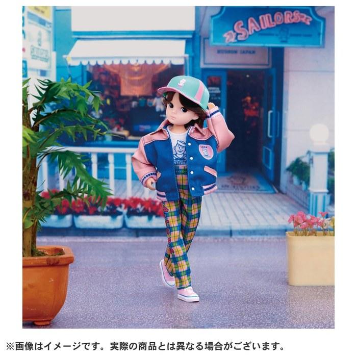 Takara Tomy Ricchan Doll Retro Ricchan Sailors Stadium Jacket Fashion Dress-Up Play 3+ Years