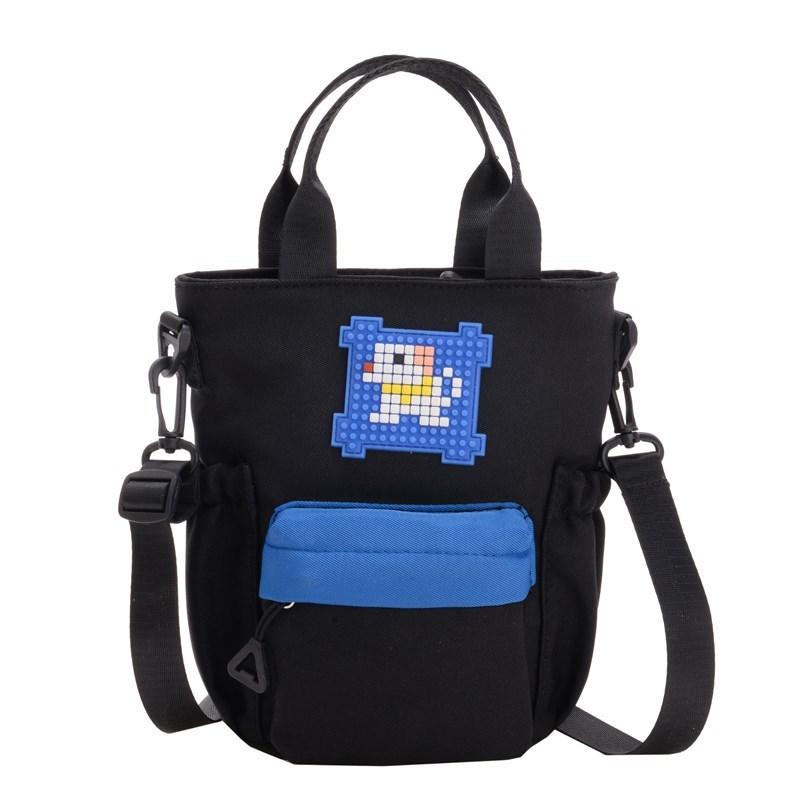 Kid Parent Color Block Crossbody Bag Nylon Breathable For Outdoor Daily Use