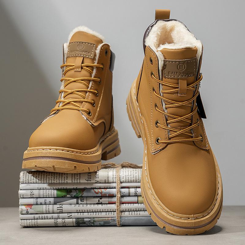 

Ботинки Мартин мужские осенние уличные дезерты ретро британские рабочие 44 жёлтый