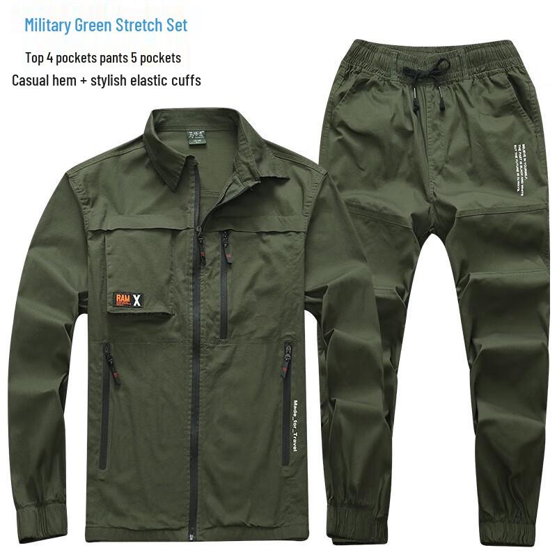 Zhanshi Thin Wear-Resistant Summer Work Suit 180