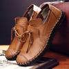 38-47 Men's Plus Size Lightweight and Fashionable Outdoor Casual Leather Shoes Handmade Leather Shoes