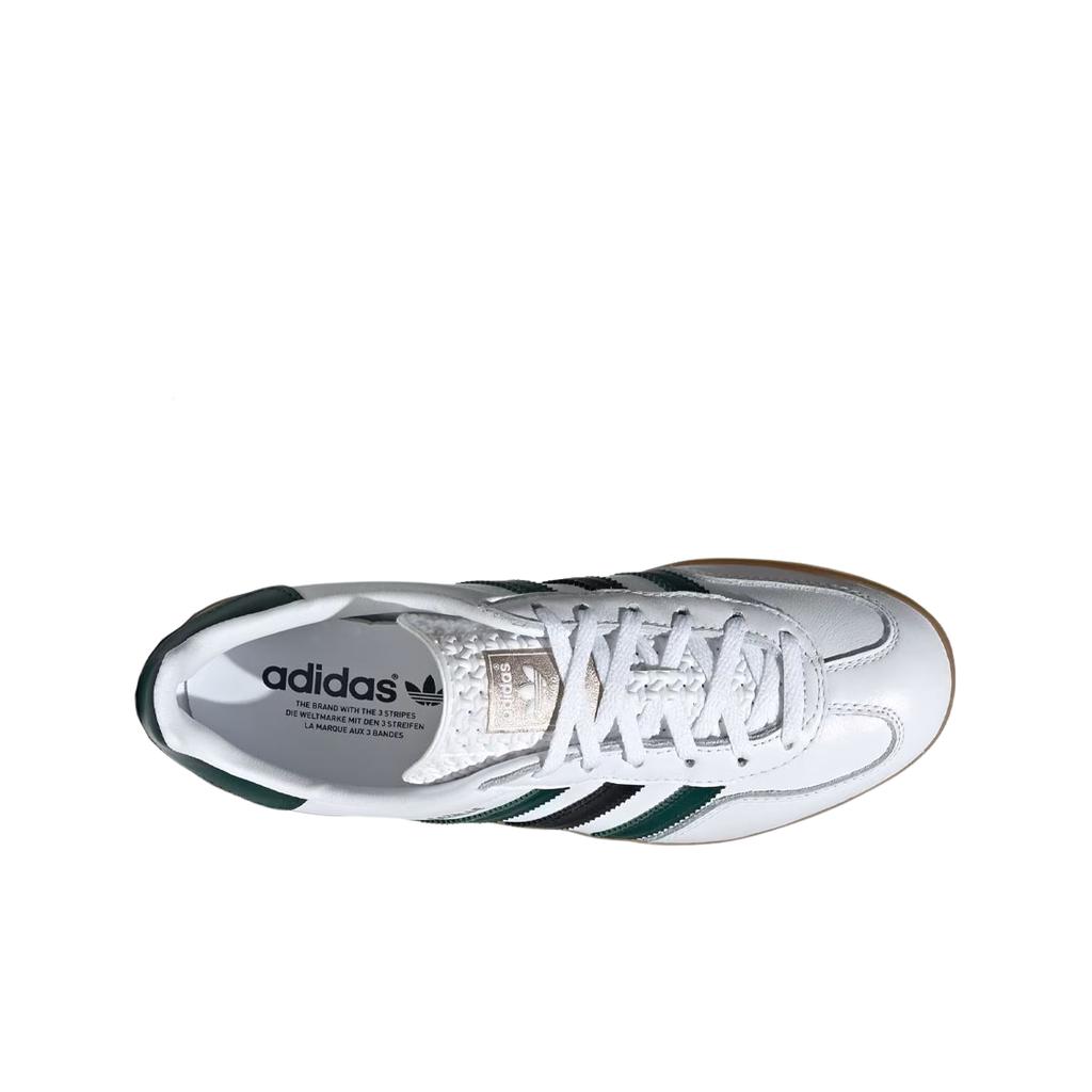 adidas Gazelle Indoor White Collegiate Green Women Sneakers Cloud-White Core-Black IE2957