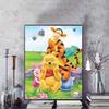 Disney Diamond Painting Winnie The Pooh and Friends Art Illustration Cross Stitch Hanging Printed Puzzle Mosaic Embroidery Home Decoration 5D DIY