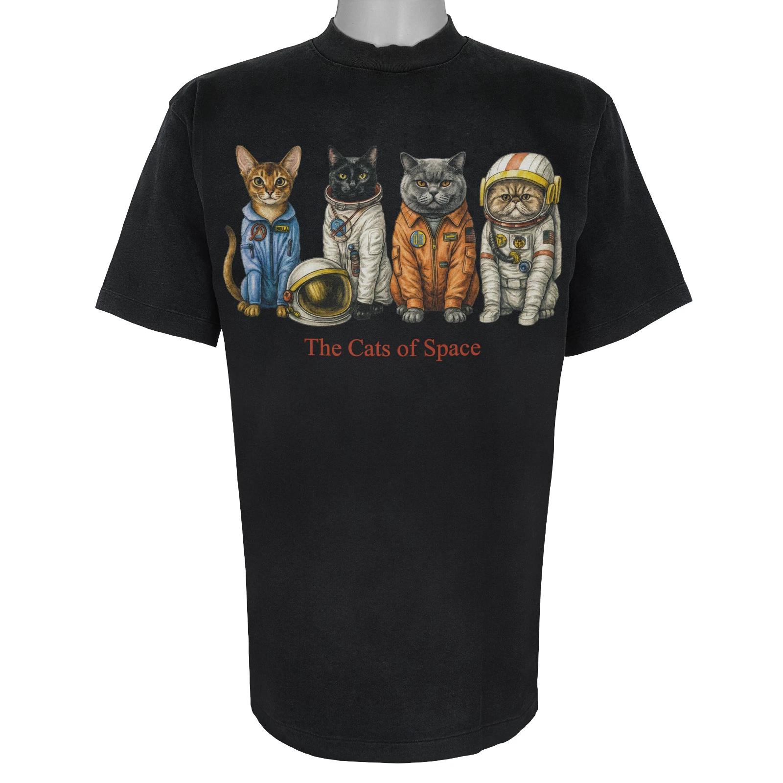 The Cats of Space - Paw Prints Tee 3XL