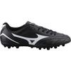 Mizuno Folgado Ag Wide Round Toe Lace-Up Ag (Rubber Short Studs) Artificial Grass Non-Slip Fit Soccer Shoes Men Soccer Shoes Black White P1GA189301