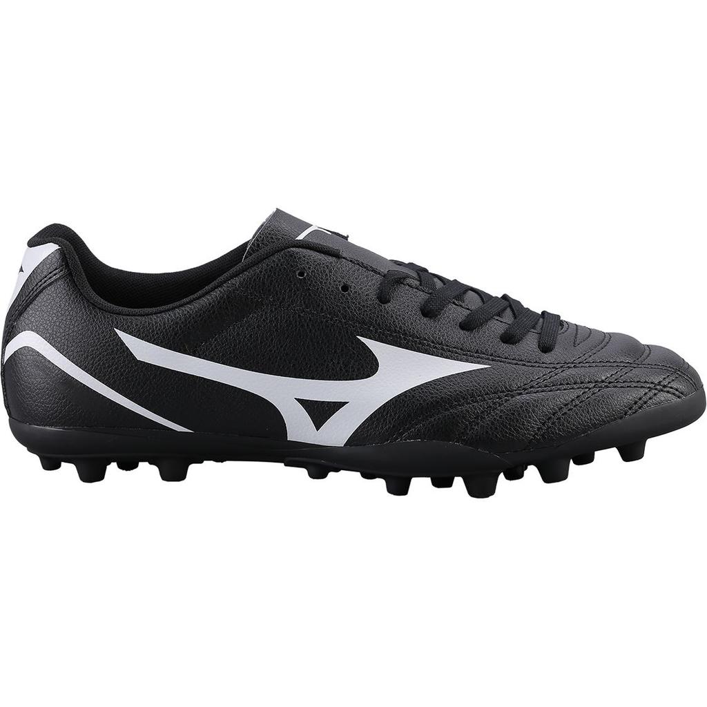 Mizuno Folgado Ag Wide Round Toe Lace-Up Ag (Rubber Short Studs) Artificial Grass Non-Slip Fit Soccer Shoes Men soccer shoes Black White P1GA189301