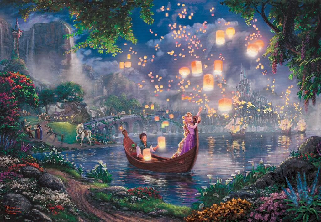 1000 Piece Jigsaw Puzzle Tangled (51x73.5cm)