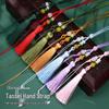 Exquisite Pearl and Jade Tassel Ornament with Pull Ring