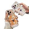 Frosted Cute Dessert Puppy Phone Case with Camera Button for Apple 11/12/13/14/15/16/17