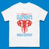 Save The Elephants World Elephant Day Zoo Animal Wildlife Mens Tee Top