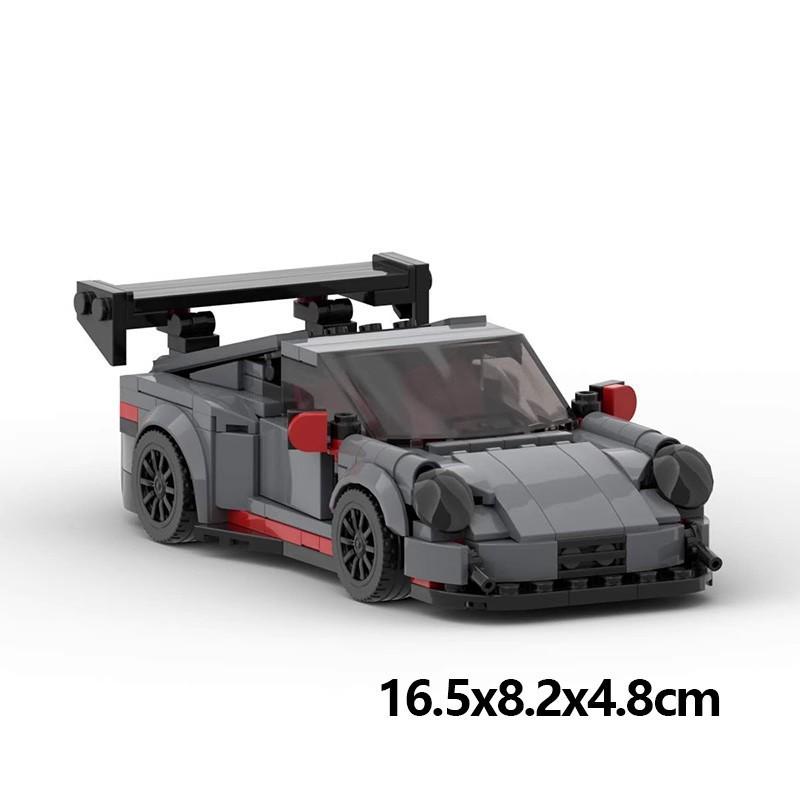 MOC Bouwset 911 GT Assemblagemodel Auto Cadeau Figurine Mannenversie Creatieve Stenen Bouwspeelgoed