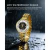 Fashion Ladies Quartz Watch with Sparkling Crystal Stainless Steel Bracelet Wristwatch Elegant Business Dress Watch for Women