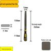 Steel Grinder File - Flat & Triangular Medium-Tooth Wear-Resistant Metal File