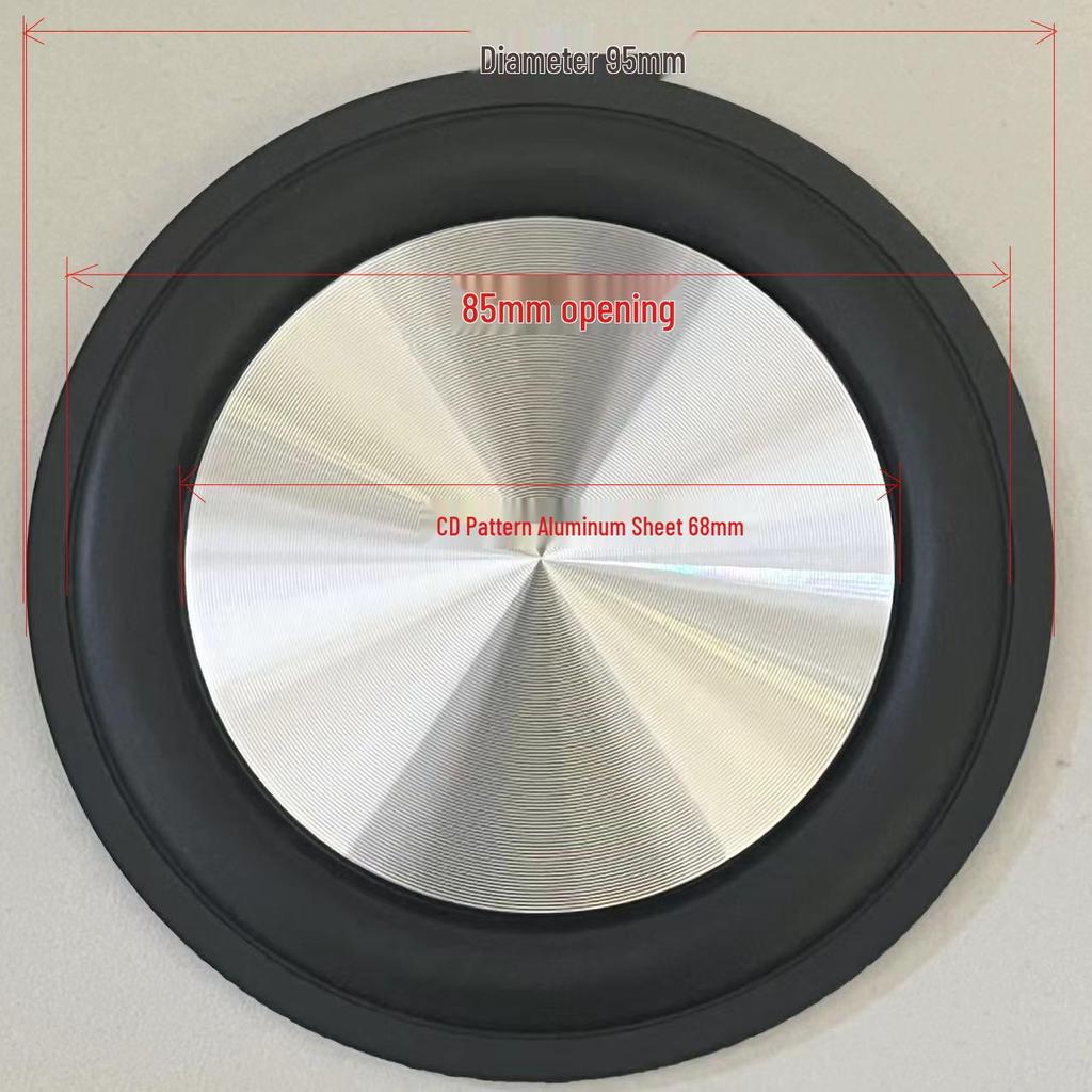 Stainless Steel Oval Bass Vibration Diaphragm, 4x6 Inch, Low Frequency Amplifier