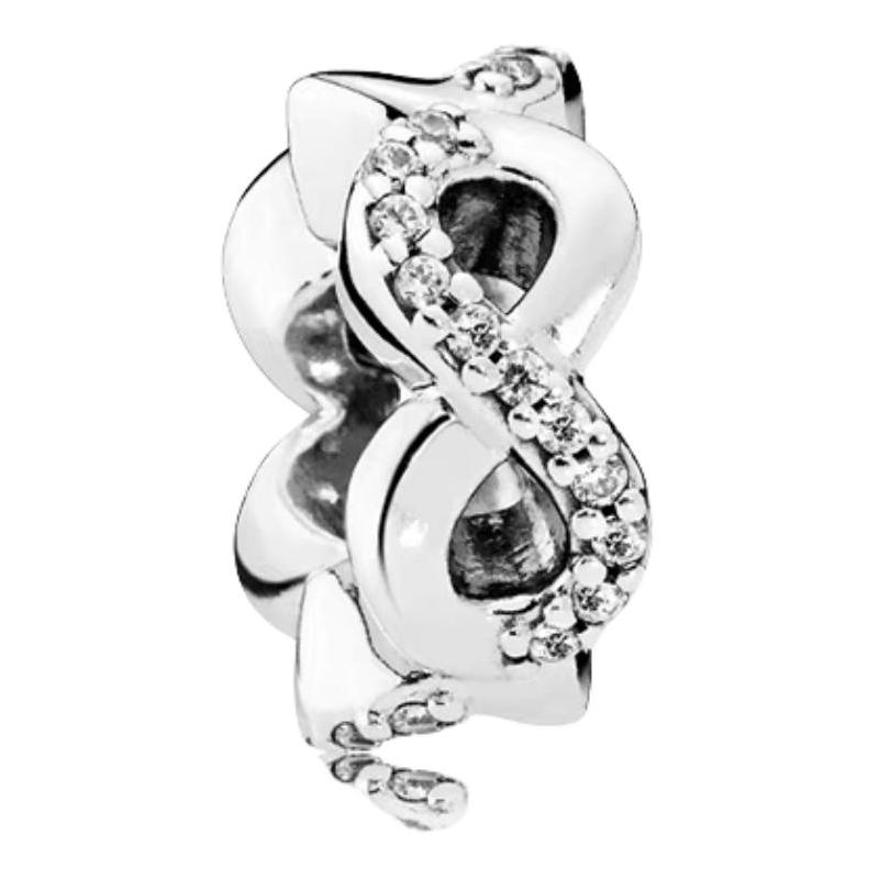 Pandora Original brand design infinite love 925 silver jewelry accessories women s silver 792101CZ
