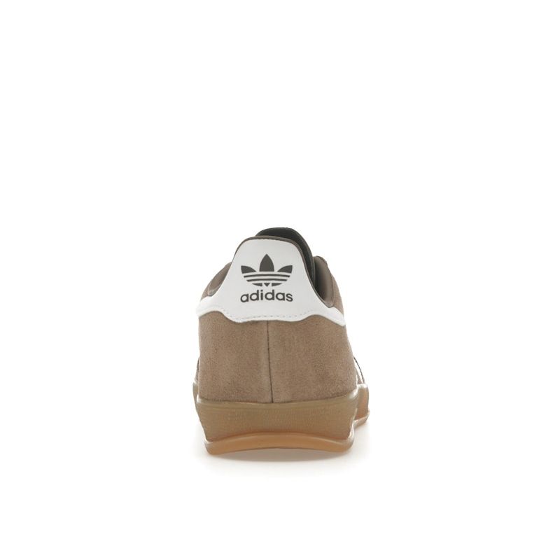 Adidas Unisex tenisky Gazelle Indoor Earth Strata White Hnědé Cloud-White Zlaté metalické JQ0175