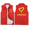 HANDUNYOU Röd väst för volontärer