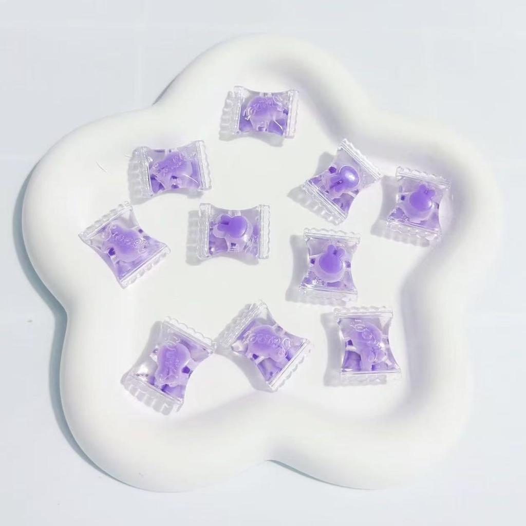 Transparent Acrylic Bead-in-Bead Candy Beads for DIY Jewelry Making