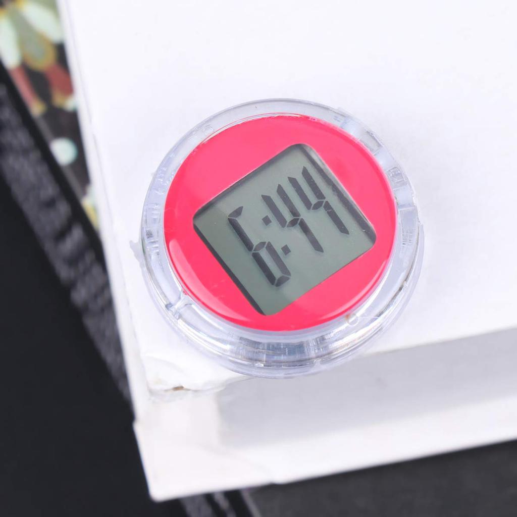 VORCOOL Car Watch Bike Watch Mini Watch Waterproof 12 Hours Electronic Motorcycle Watch Red 27.5*10mm
